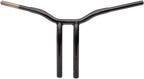 LA CHOPPERS Kage Fighter Welded Bent-Riser Handlebar - One Piece - 14" - Black LA-7338-14B — image 2