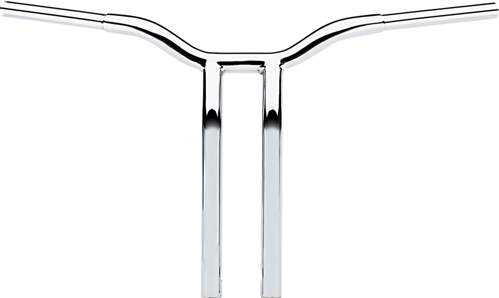 LA CHOPPERS Kage Fighter Welded Bent-Riser Handlebar - One Piece - 16" - Chrome LA-7338-16 — image 1