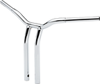 LA CHOPPERS Kage Fighter Welded Bent-Riser Handlebar - One Piece - 16" - Chrome LA-7338-16 — image 2
