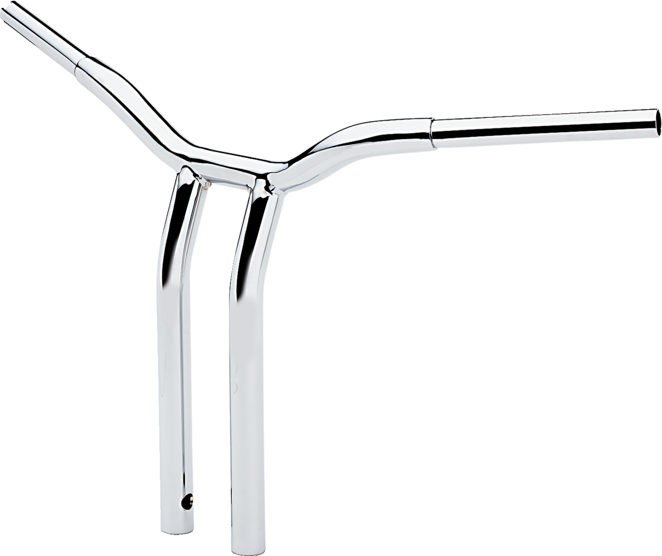 LA CHOPPERS Kage Fighter Welded Bent-Riser Handlebar - One Piece - 16" - Chrome LA-7338-16 — image 2