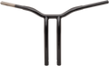 LA CHOPPERS Kage Fighter Welded Bent-Riser Handlebar - One Piece - 16" - Black LA-7338-16B — image 1
