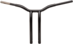 LA CHOPPERS Kage Fighter Welded Bent-Riser Handlebar - One Piece - 16" - Black LA-7338-16B — image 1