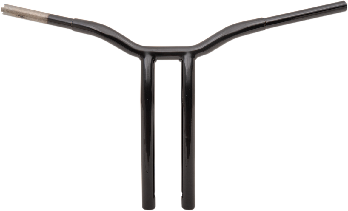 LA CHOPPERS Kage Fighter Welded Bent-Riser Handlebar - One Piece - 16" - Black LA-7338-16B — image 1