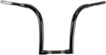 LA CHOPPERS Nice Curves Ape Hanger Handlebar - 1-1/4" Diameter - 12" Rise - Black LA-7341-12B — image 1