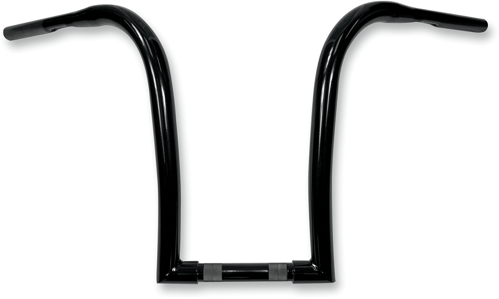LA CHOPPERS Nice Curves Ape Hanger Handlebar - 1-1/4" Diameter - 14" Rise - Black LA-7341-14B — image 1