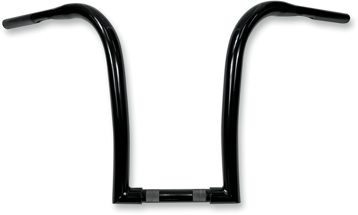LA CHOPPERS Nice Curves Ape Hanger Handlebar - 1-1/4" Diameter - 14" Rise - Black LA-7341-14B — image 1