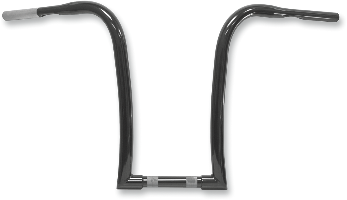 LA CHOPPERS Nice Curves Ape Hanger Handlebar - 1-1/4" Diameter - 16" Rise - Black LA-7341-16B — image 1