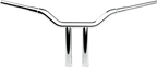 LA CHOPPERS One-Piece Kage Fighter Handlebar - 12" x 1-1/2" - Chrome LA-7343-12 — image 1