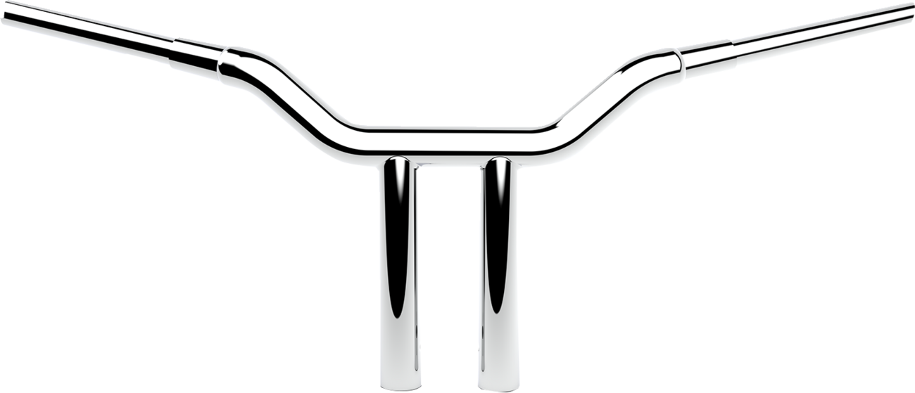LA CHOPPERS One-Piece Kage Fighter Handlebar - 12" x 1-1/2" - Chrome LA-7343-12 — image 1