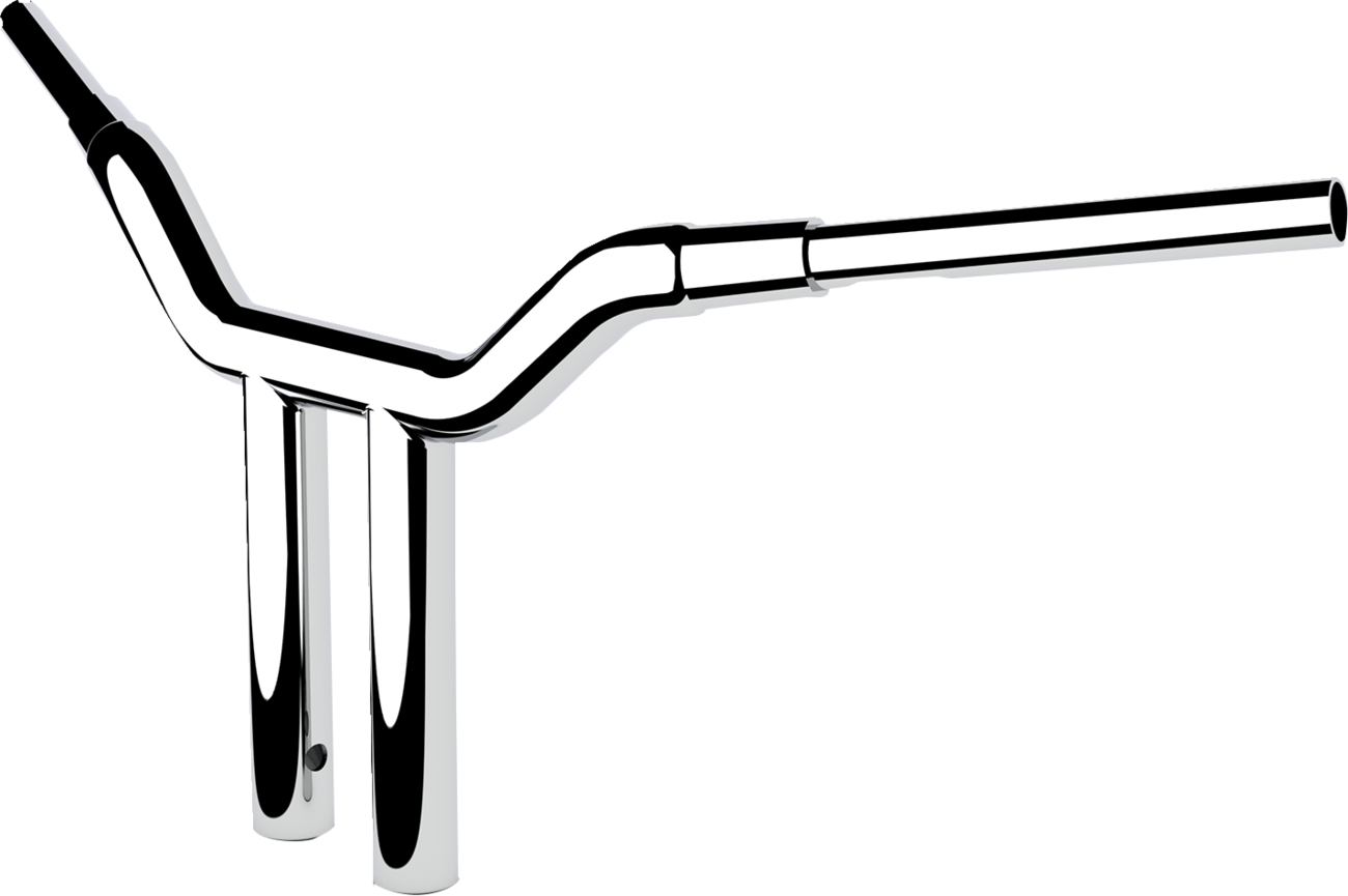 LA CHOPPERS One-Piece Kage Fighter Handlebar - 12" x 1-1/2" - Chrome LA-7343-12 — image 2