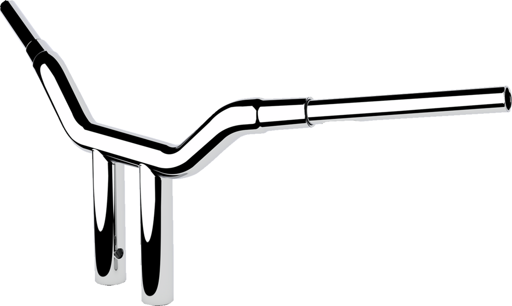 LA CHOPPERS 1-1/2" Kage Fighter T-Bar - 10" - Chrome LA-7345-10 — image 2