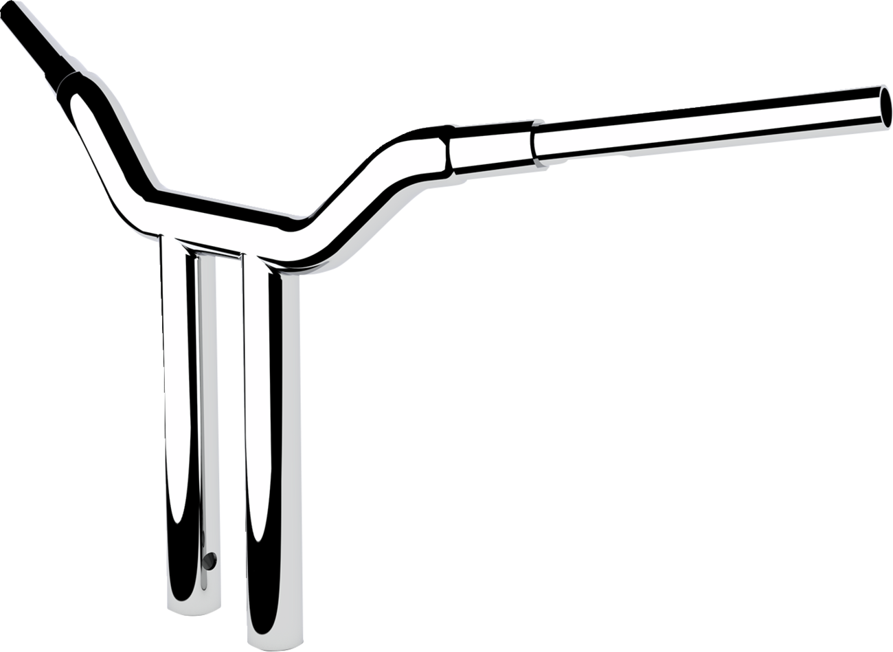 LA CHOPPERS 1-1/2" Kage Fighter T-Bar - 14" - Chrome LA-7345-14 — image 2