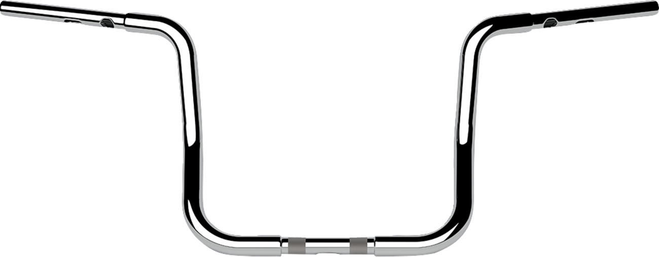 LA CHOPPERS Handlebar - Twin Round - 1-1/4" x 12" - Chrome LA-7347-12 — image 1