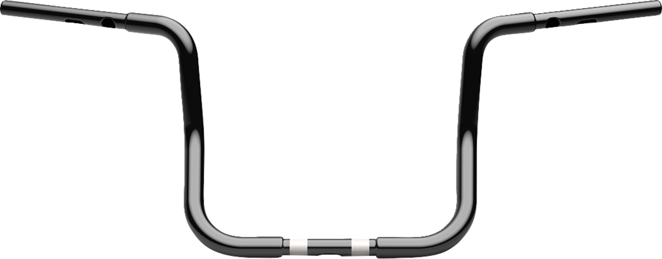 LA CHOPPERS Handlebar - Twin Round - 1-1/4" x 12" - Black LA-7347-12B — image 1