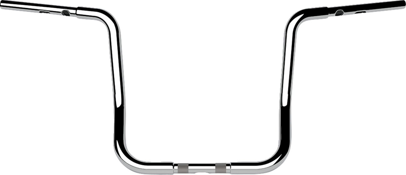 LA CHOPPERS Handlebar - Twin Round - 1-1/4" x 14" - Chrome LA-7347-14 — image 1