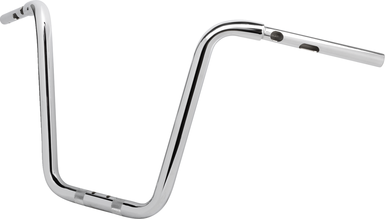 LA CHOPPERS Handlebar - Twin Round - 1-1/4" x 14" - Chrome LA-7348-14 — image 2