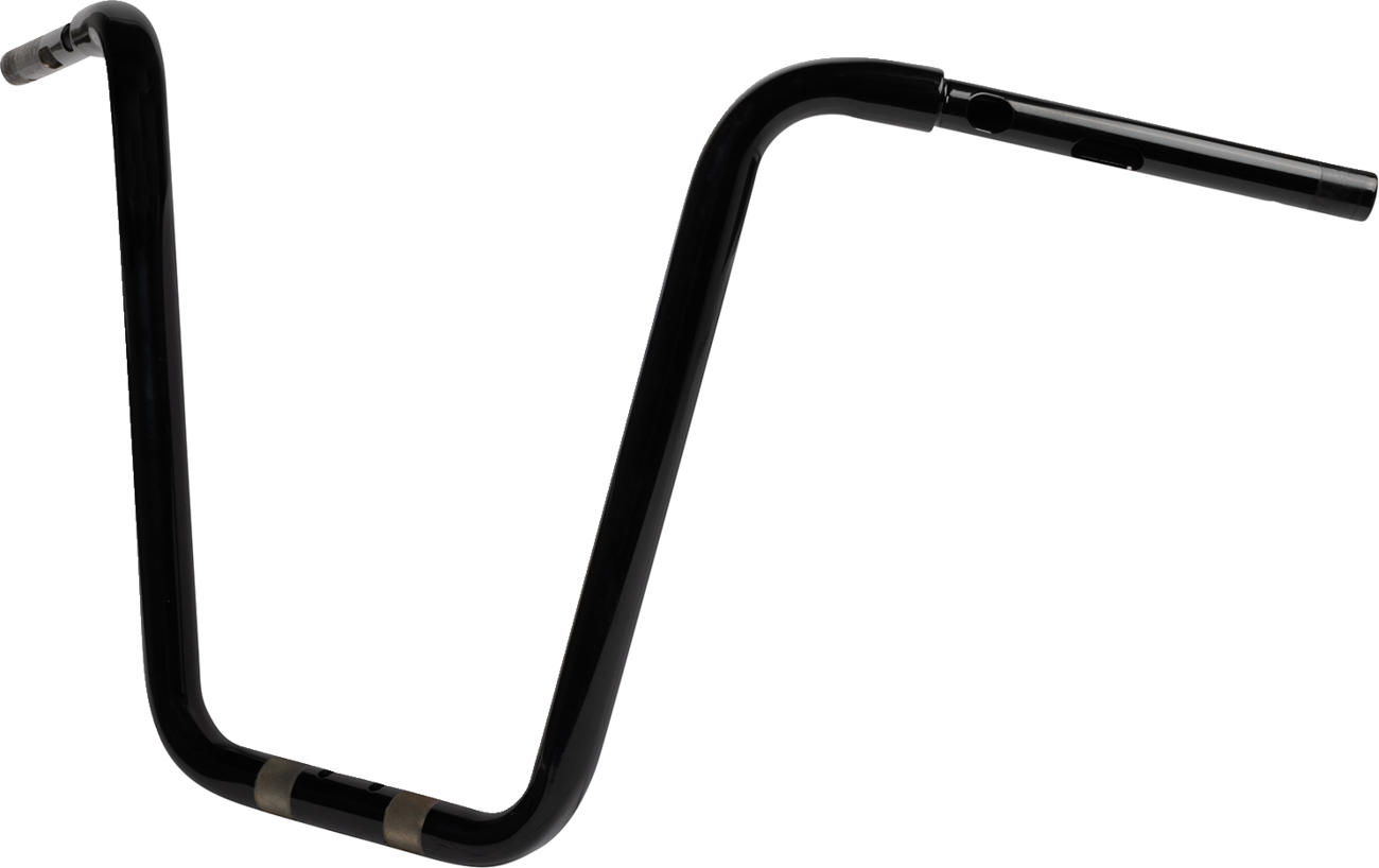 LA CHOPPERS Handlebar - Twin Round - 1-1/4" x 16" - Black LA-7348-16B — image 2
