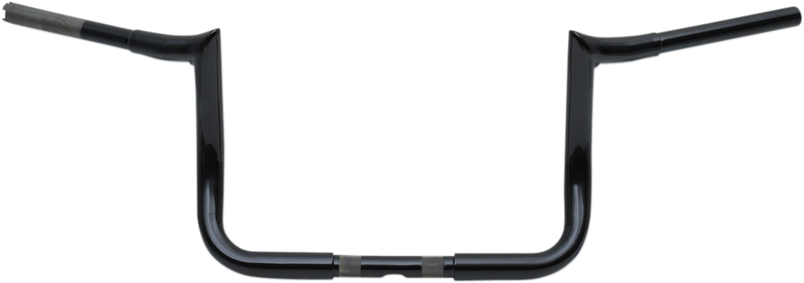 LA CHOPPERS 1-1/4" Prime Ape Bagger Handlebar - 10" - Black LA-7352-10B — image 1