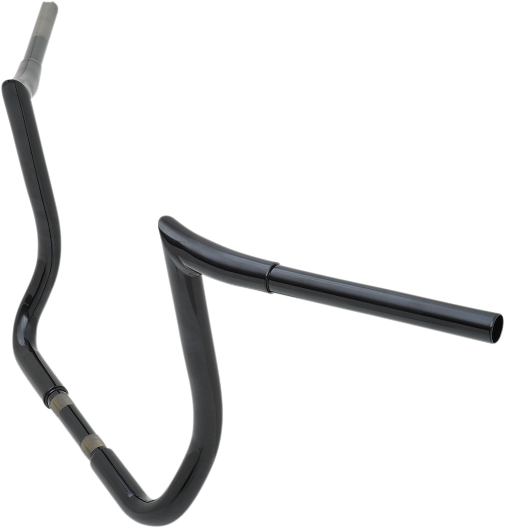 LA CHOPPERS 1-1/4" Prime Ape Bagger Handlebar - 13" - Black LA-7352-13B — image 2