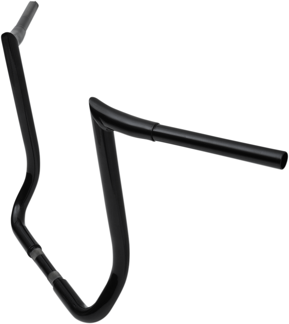 LA CHOPPERS 1-1/4" Prime Ape Bagger Handlebar - 16" - Black LA-7352-16B — image 2
