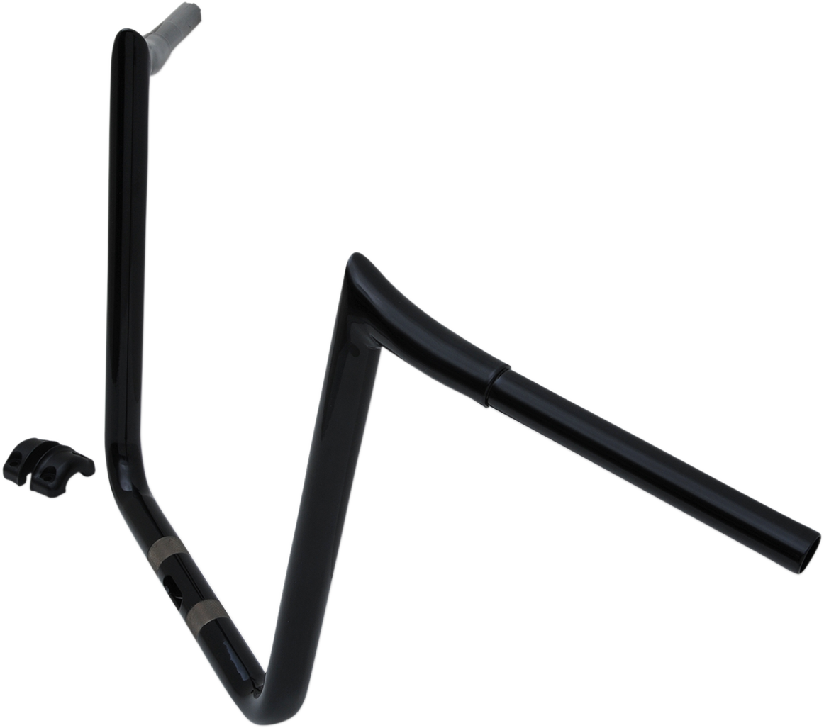 LA CHOPPERS 1-1/4" Hefty Prime Ape Handlebar - 14" - Black LA-7353-16B — image 2
