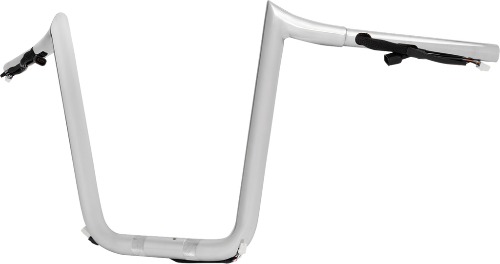 LA CHOPPERS Pre-Wired Prime Ape Handlebar - 1-1/4" x 12" - Chrome LA-7359-12W — image 2