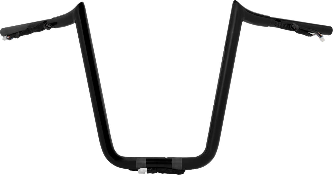 LA CHOPPERS Pre-Wired Prime Ape Handlebar - 1-1/4" x 14" - Black LA-7359-14BW — image 1
