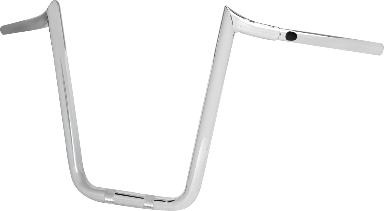 LA CHOPPERS Pre-Wired Prime Ape Handlebar - 1-1/4" x 14" - Chrome LA-7359-14W — image 2