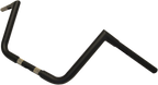 LA CHOPPERS 1-1/4" Twin Peaks Big Twin Handlebar - 10" - Flat Black LA-7360-10M — image 1