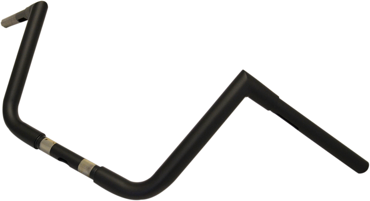 LA CHOPPERS 1-1/4" Twin Peaks Big Twin Handlebar - 10" - Flat Black LA-7360-10M — image 1