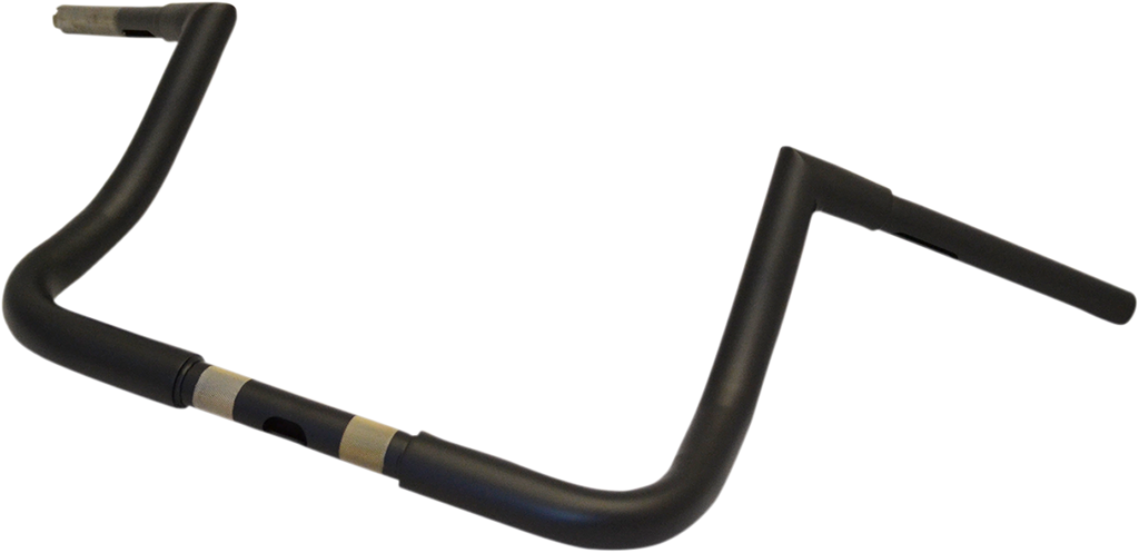 LA CHOPPERS 1-1/4" Twin Peaks Touring Handlebar - 10" - Flat Black LA-7361-10M — image 1