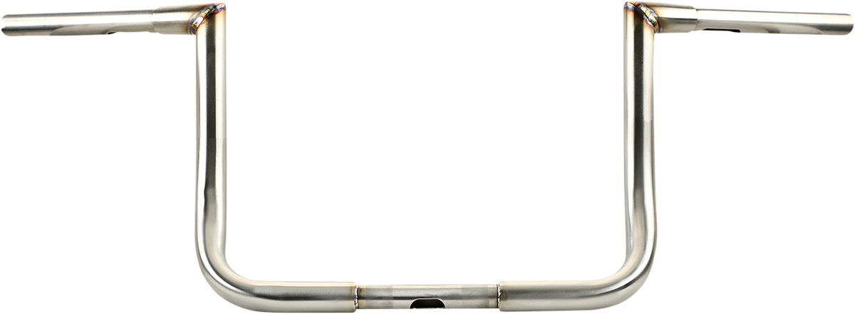 LA CHOPPERS 1-1/4" Twin Peaks Touring Handlebar - 10" - Stainless Steel LA-7361-10SS — image 1
