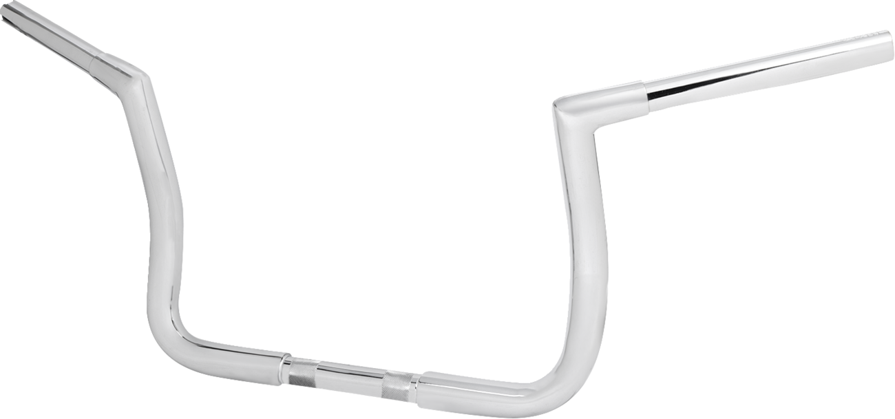 LA CHOPPERS Pre-Wired Twin Peaks Handlebar - 1-1/4" x 10" - Chrome LA-7361-10W — image 1