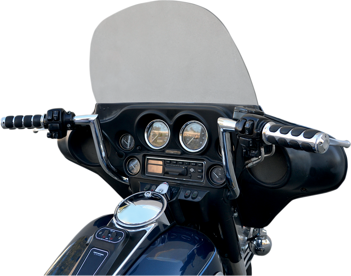 LA CHOPPERS 1-1/4" Twin Peaks Touring Handlebar - 12" - Chrome LA-7361-12 — image 3