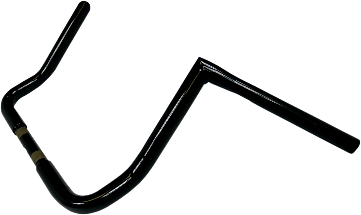 LA CHOPPERS 1-1/4" Twin Peaks Touring Handlebar - 12" - Black LA-7361-12B — image 2