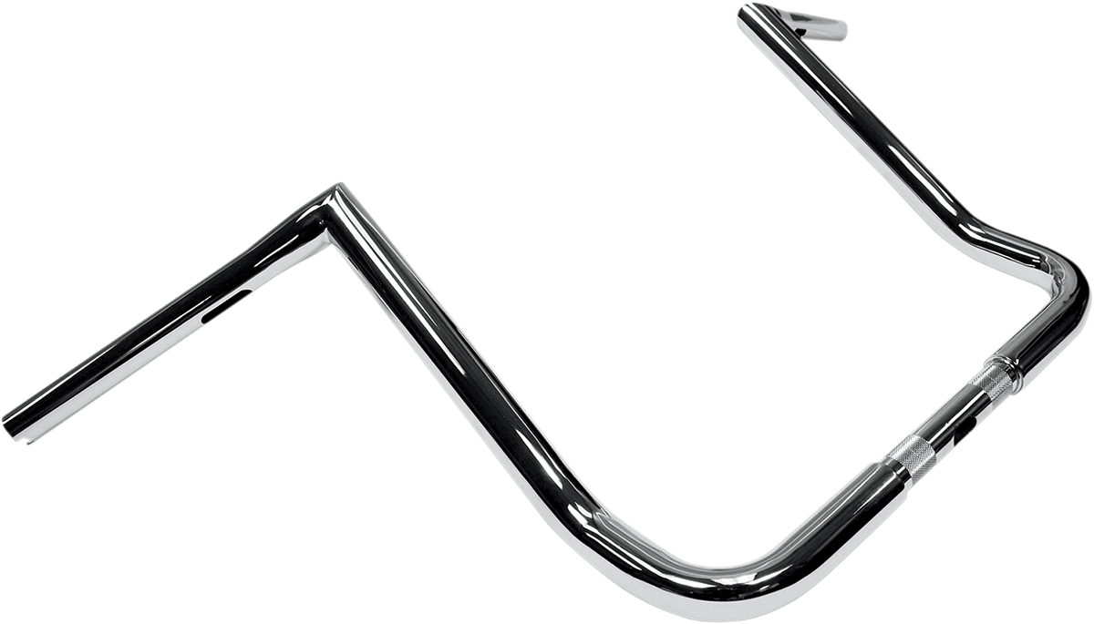 LA CHOPPERS 1-1/4" Twin Peaks Touring Handlebar - 14" - Chrome LA-7361-14 — image 2