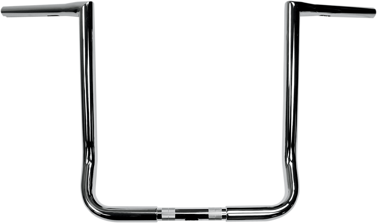 LA CHOPPERS 1-1/4" Twin Peaks Touring Handlebar - 16" - Chrome LA-7361-16 — image 1