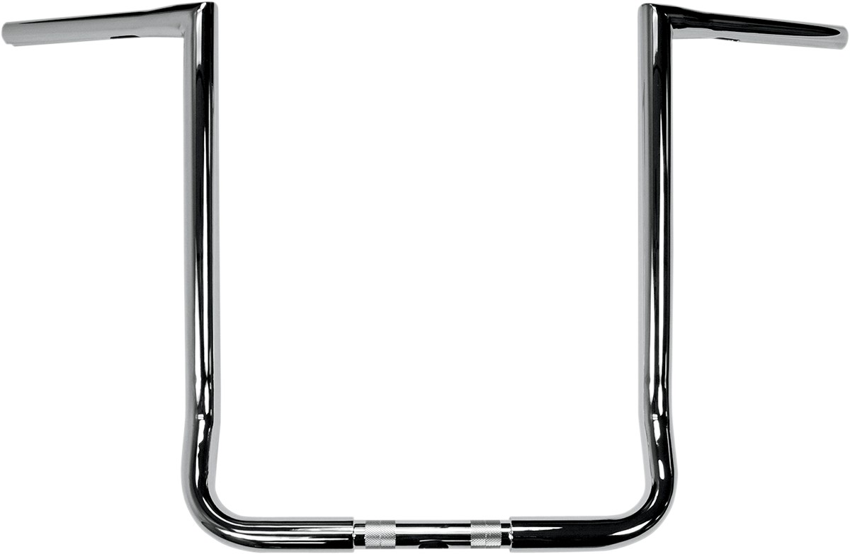 LA CHOPPERS 1-1/4" Twin Peaks Touring Handlebar - 18" - Chrome LA-7361-18 — image 1