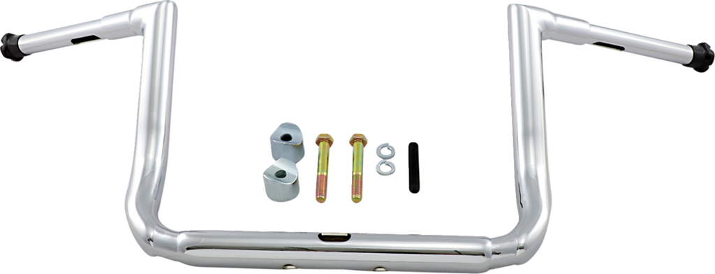 LA CHOPPERS 1-1/2" Grande Twin Peaks Touring Handlebar - 12" - Chrome LA-7364-12 — image 1
