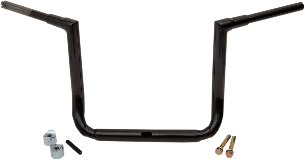 LA CHOPPERS 1-1/2" Grande Twin Peaks Touring Handlebar - 14" - Black LA-7364-14B — image 1