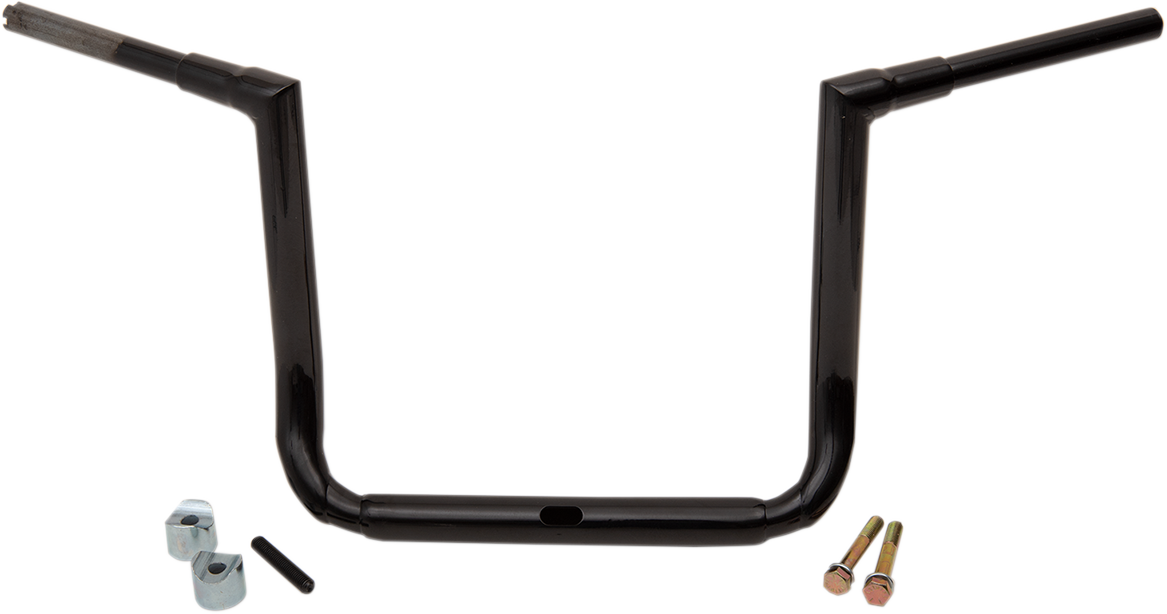 LA CHOPPERS 1-1/2" Grande Twin Peaks Touring Handlebar - 14" - Black LA-7364-14B — image 1
