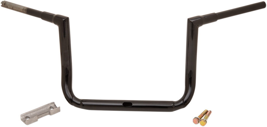 LA CHOPPERS 1-1/2" Grande Twin Peaks Touring Handlebar - 12" - Black LA-7365-12B — image 1