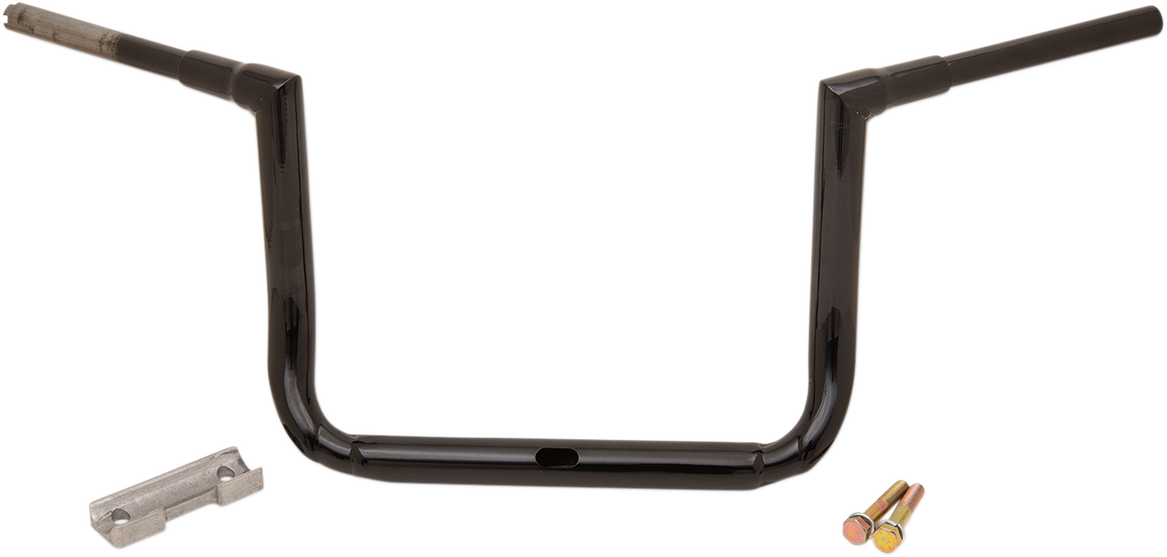 LA CHOPPERS 1-1/2" Grande Twin Peaks Touring Handlebar - 12" - Black LA-7365-12B — image 1