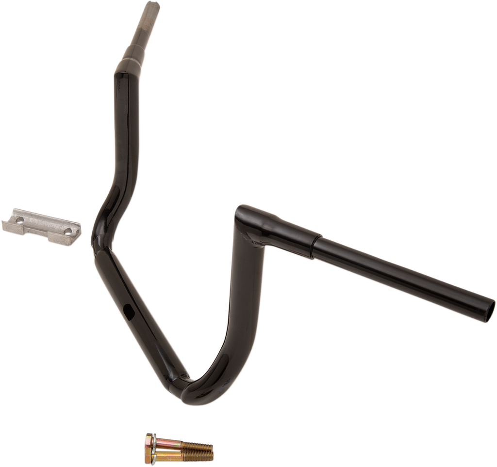 LA CHOPPERS 1-1/2" Grande Twin Peaks Touring Handlebar - 12" - Black LA-7365-12B — image 2