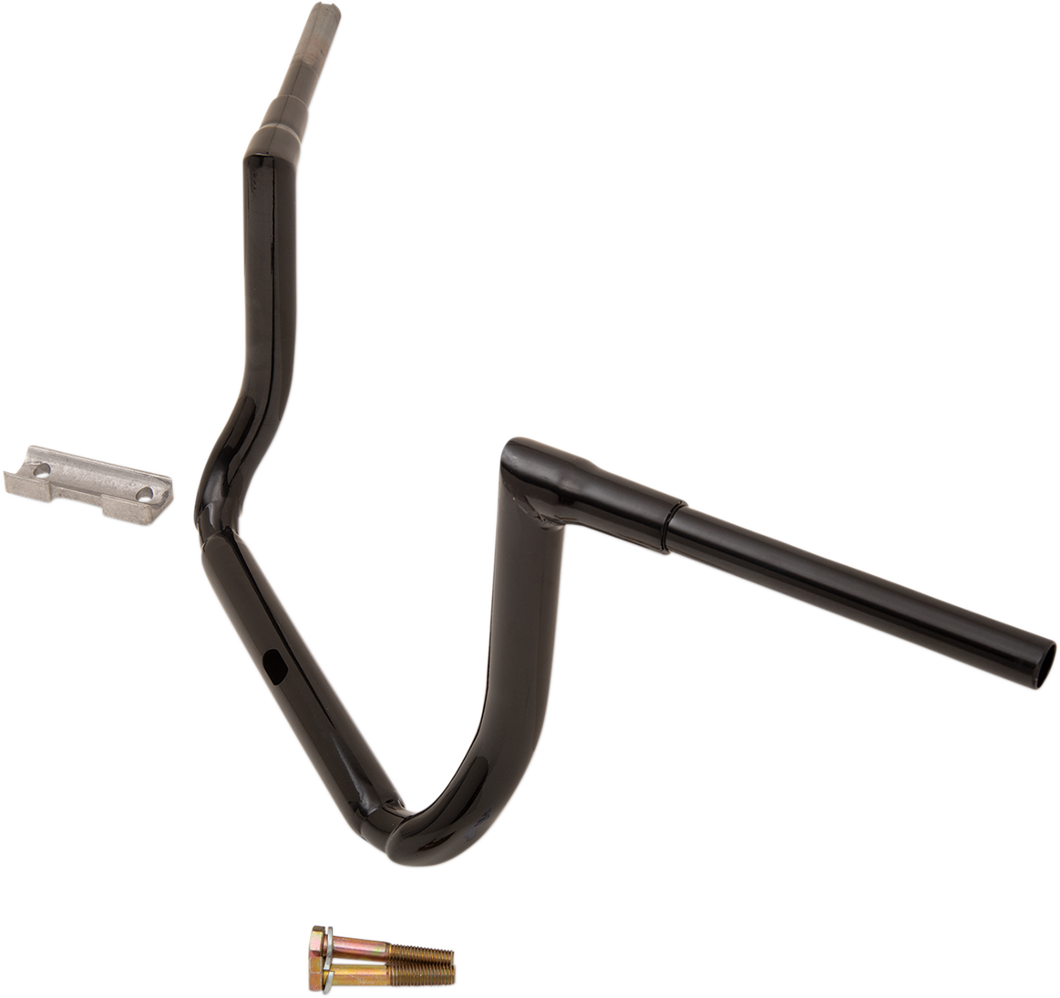 LA CHOPPERS 1-1/2" Grande Twin Peaks Touring Handlebar - 12" - Black LA-7365-12B — image 2