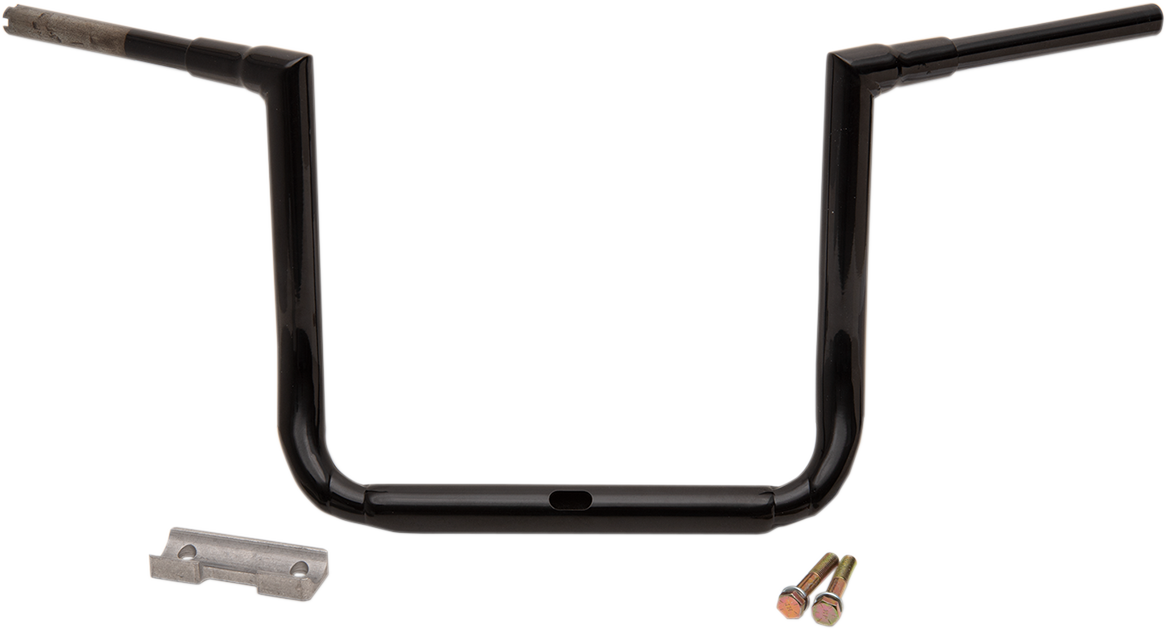 LA CHOPPERS 1-1/2" Grande Twin Peaks Touring Handlebar - 14" - Black LA-7365-14B — image 3