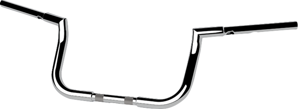 LA CHOPPERS 1-1/4" Twin Peaks Touring Handlebar - 8" - Chrome LA-7367-08 — image 2