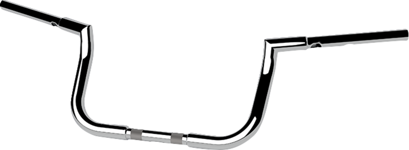 LA CHOPPERS 1-1/4" Twin Peaks Touring Handlebar - 8" - Chrome LA-7367-08 — image 2