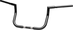 LA CHOPPERS 1-1/4" Twin Peaks Touring Handlebar - 10" - Black LA-7367-10B — image 2