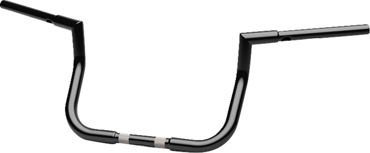 LA CHOPPERS 1-1/4" Twin Peaks Touring Handlebar - 10" - Black LA-7367-10B — image 2